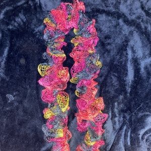 Multi-Colored Ruffled Scarf